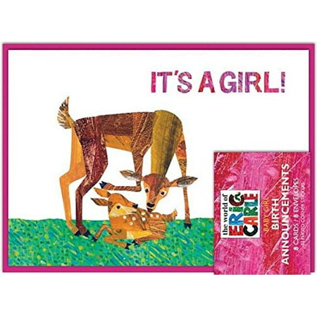 Pre-Owned Eric Carle Birth Announce Girl Paperback