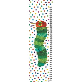 Eric Carle Caterpillar Dots Canvas Growth Chart