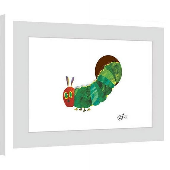 Eric Carle Caterpillar Hiding Framed Art Print