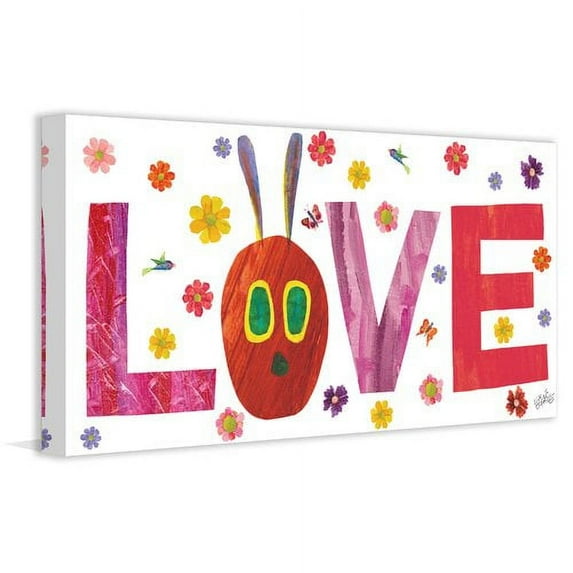 Eric Carle Caterpillar Love 2 Art Print on Premium Canvas