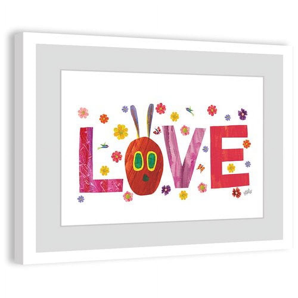 Eric Carle Caterpillar Love 3 Framed Art Print