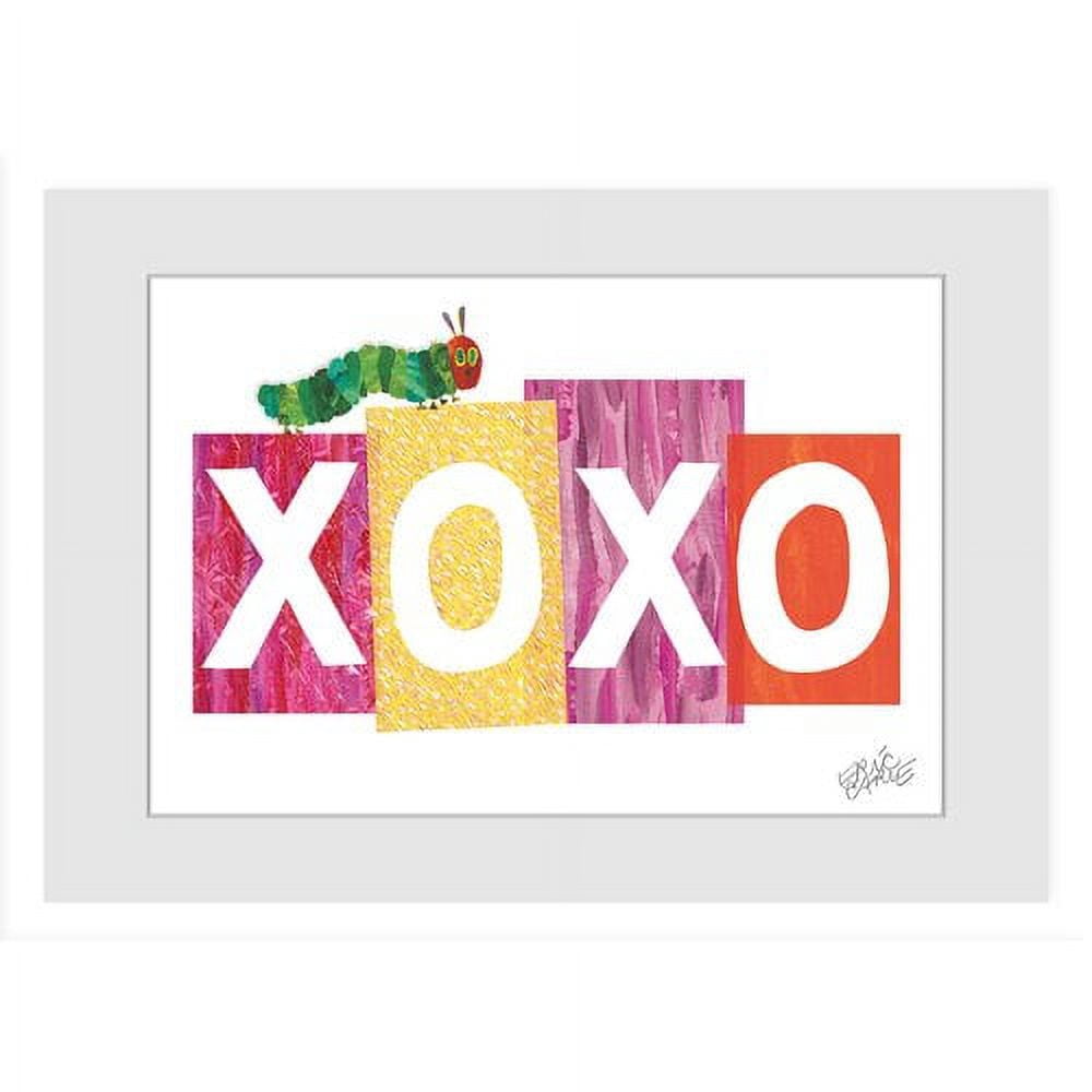 Eric Carle Caterpillar XOXO 2 Framed Art Print