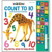 Pre-Owned Eric Carle: Count to 10 with Animal Friends Write and Erase Book: Play-a-Sound Paperback