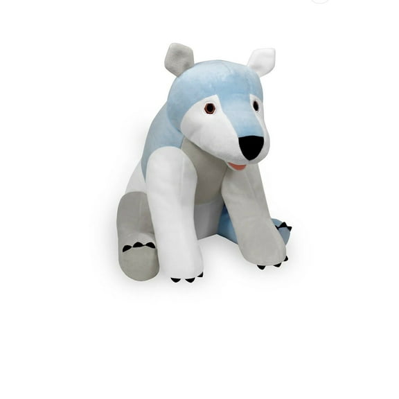 Eric Carle Polar Blue White Bear 12 What Do You Hear Soft Stuffed Animal New