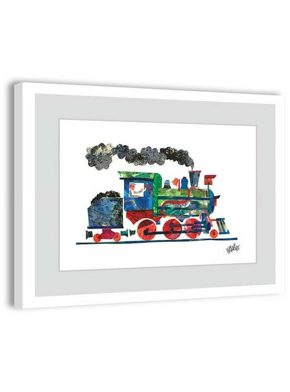 Eric Carle Steam Train 2 Framed Art Print