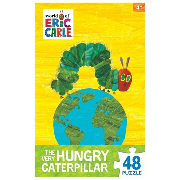 Eric Carle The Very Hungry Caterpillar 48 Pieces Interlocking Jigsaw Puzzle for Kids