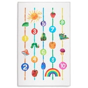 Eric Carle Washable Count With Me Graphic Children's Area Rug, 5' x 8'