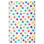 Eric Carle Washable Polka Dot Graphic Children's Area Rug, 5' x 8'