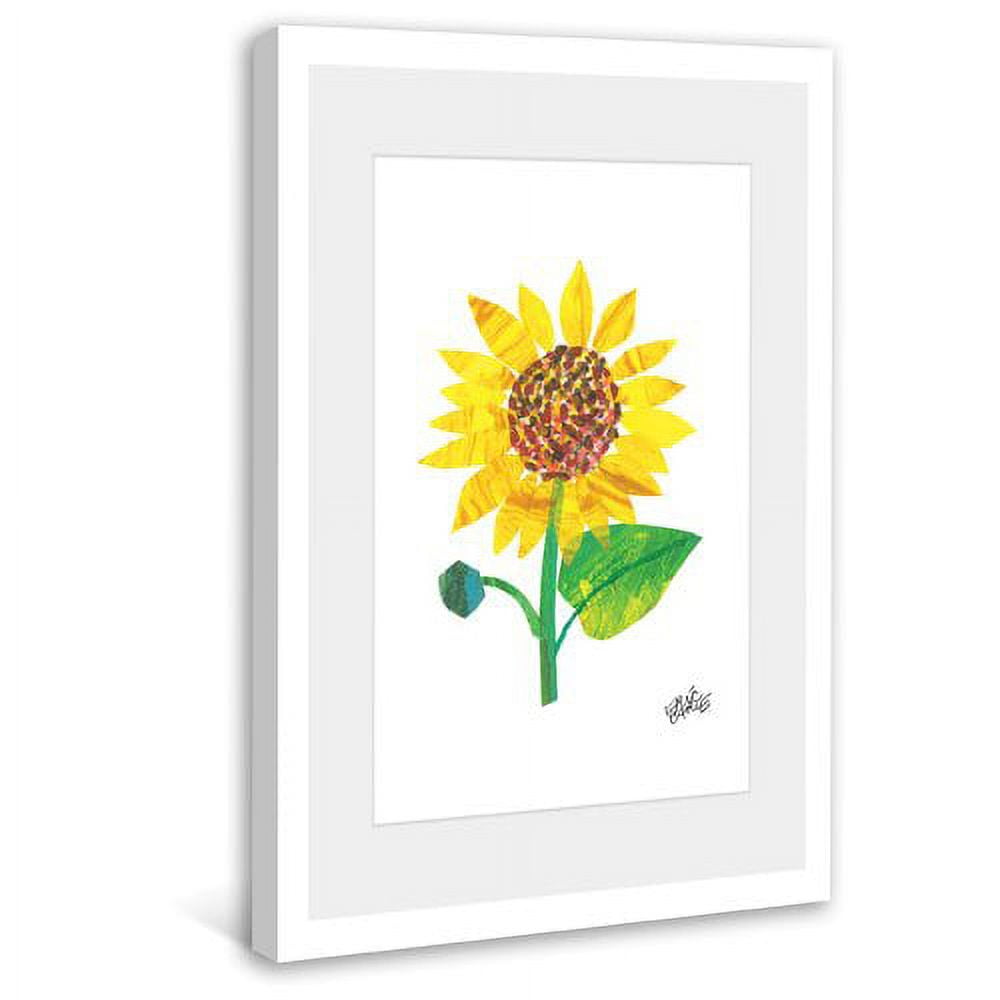 Eric Carle Yellow Sunflower Framed Art Print, 12.0" x 1.5"