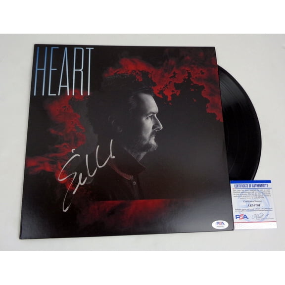 Eric Church Signed Autograph Heart Vinyl Record Album PSA/DNA COA