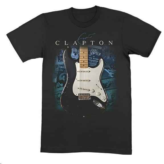 Eric Clapton Men's Blackie Passes T-Shirt Black 2X-Large | Officially Licensed Merchandise