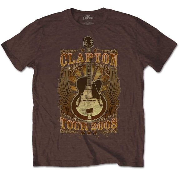 Eric Clapton Unisex T-Shirt Tour 2008 (Medium)