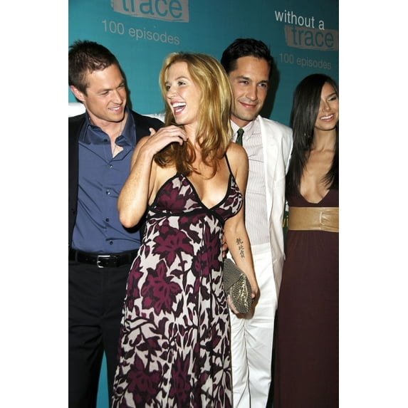 Eric Close, Poppy Montgomery, Enrique Murciano, Roselyn Sanchez At Arrivals For Without A Trace Celebrates 100Th