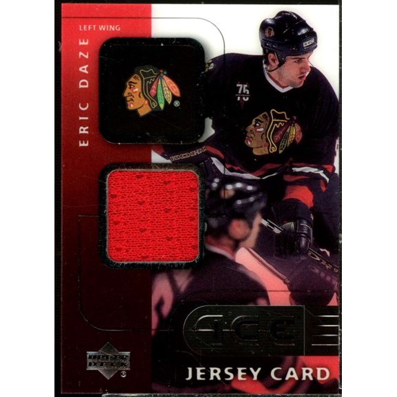 Eric Daze Card 2001-02 Upper Deck Ice Jerseys #JED