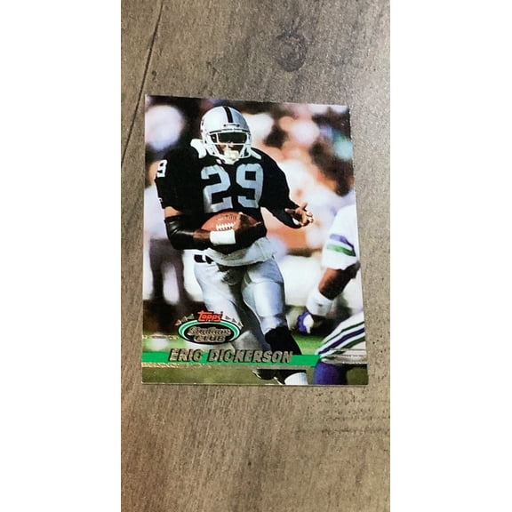 Eric Dickerson NFL Los Angeles Raiders 1993 Stadium Club 18 Base Hall-of-Fame Trading Card