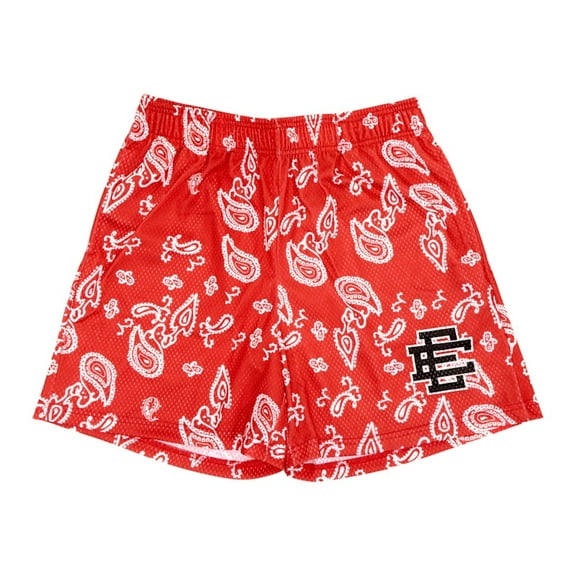 Eric Emanuel Men's EE Basic Short Orange Paisley, from StockX