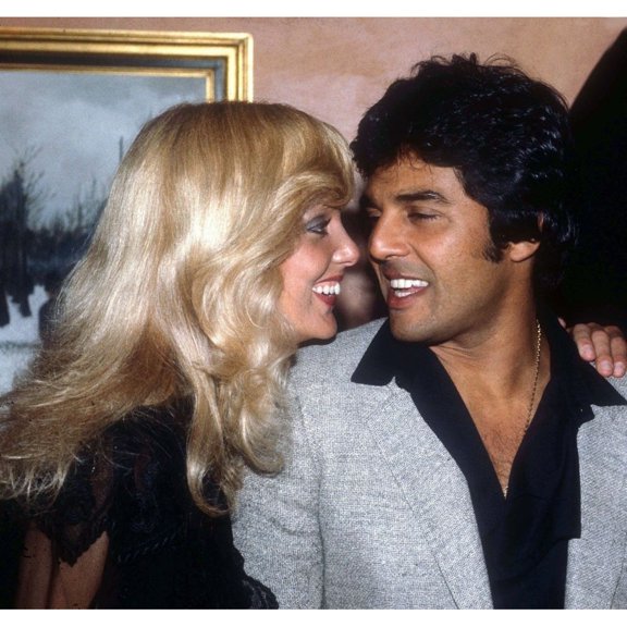 Eric Estrada Susan Powers New York NY 1985. Photo by Adam Scull Poster Print
