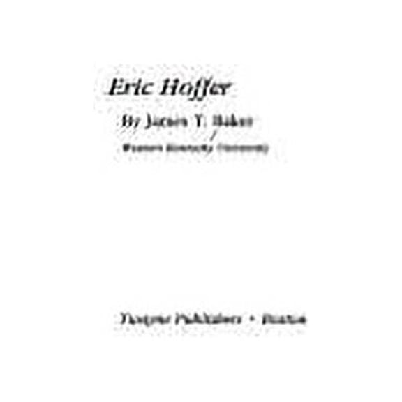 Pre-Owned Eric Hoffer 9780805773590