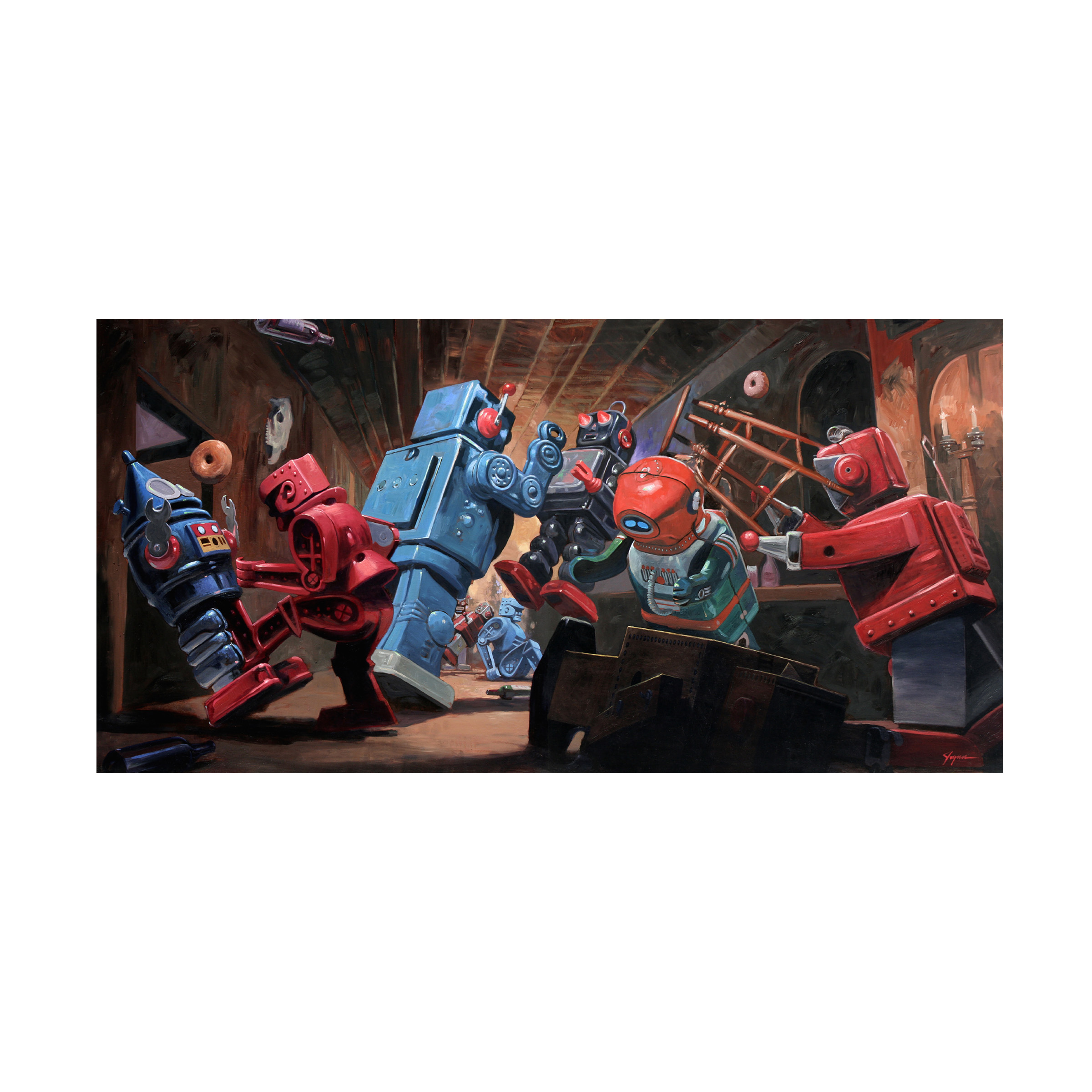Eric Joyner 'Malfunction' Canvas Art