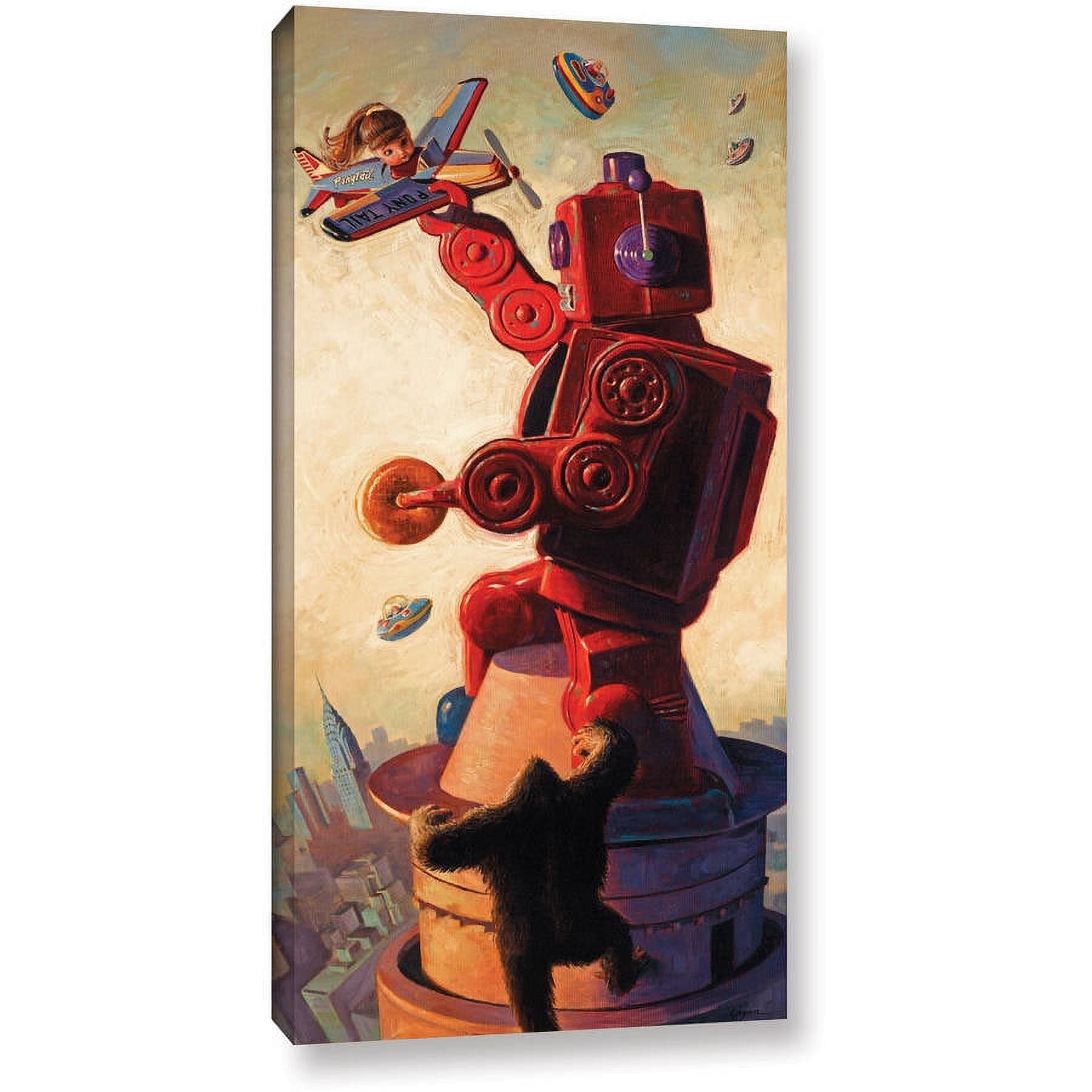 Eric Joyner "Robokong" Gallery-Wrapped Canvas Art