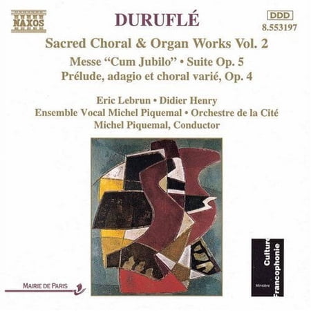 Eric Lebrun - Sacred Choral Works 2 / Organ Works - Music & Performance - CD