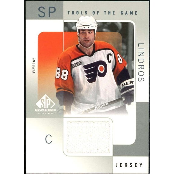 Eric Lindros Card 2000-01 SP Game Used Tools of the Game #EL