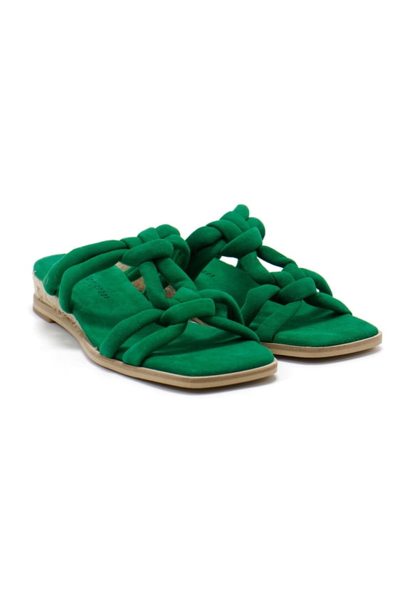 Women's Hope Suede Sandals, Green,9 M US