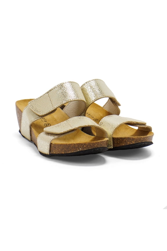 Women's Liat Platform Sandals, Gold,6 M US