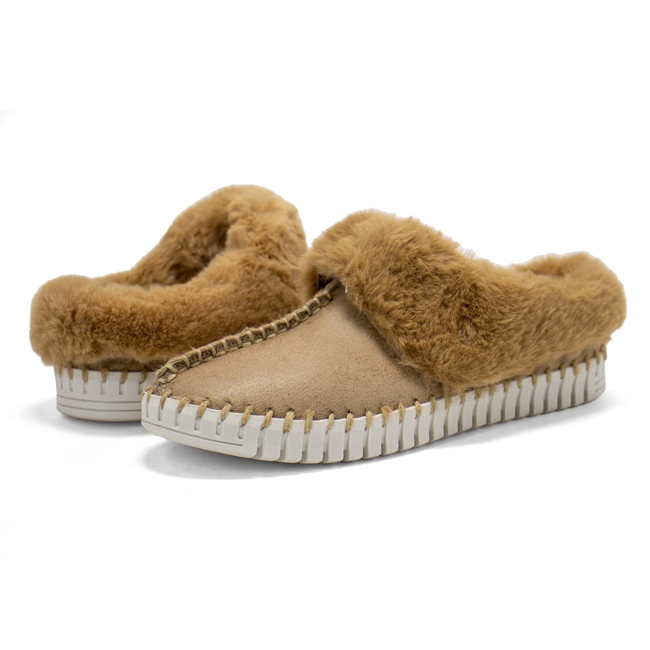 Eric Michael Women's Mina Faux-Fur Lined Mule Slip-On Shoe