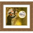 thumbnail image 1 of Eric Ravilious 2x Matted 22x20 Gold Ornate Framed Art Print 'Commander of a submarine looking through a periscope', 1 of 2