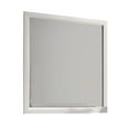 thumbnail image 1 of BenJara Erica Dresser Vanity Mirror, 39 Inch Modern Style White Wood Frame, 1 of 5