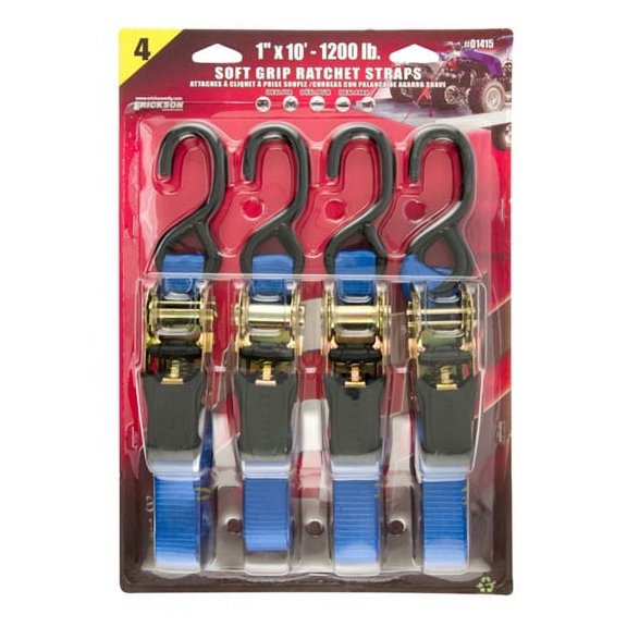 ERICKSON Racheting Tie-Downs 10'