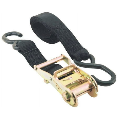 Erickson 05735 Heavy Duty Ratchet Strap - 1 1/2in x 6ft - 3000lb - Black