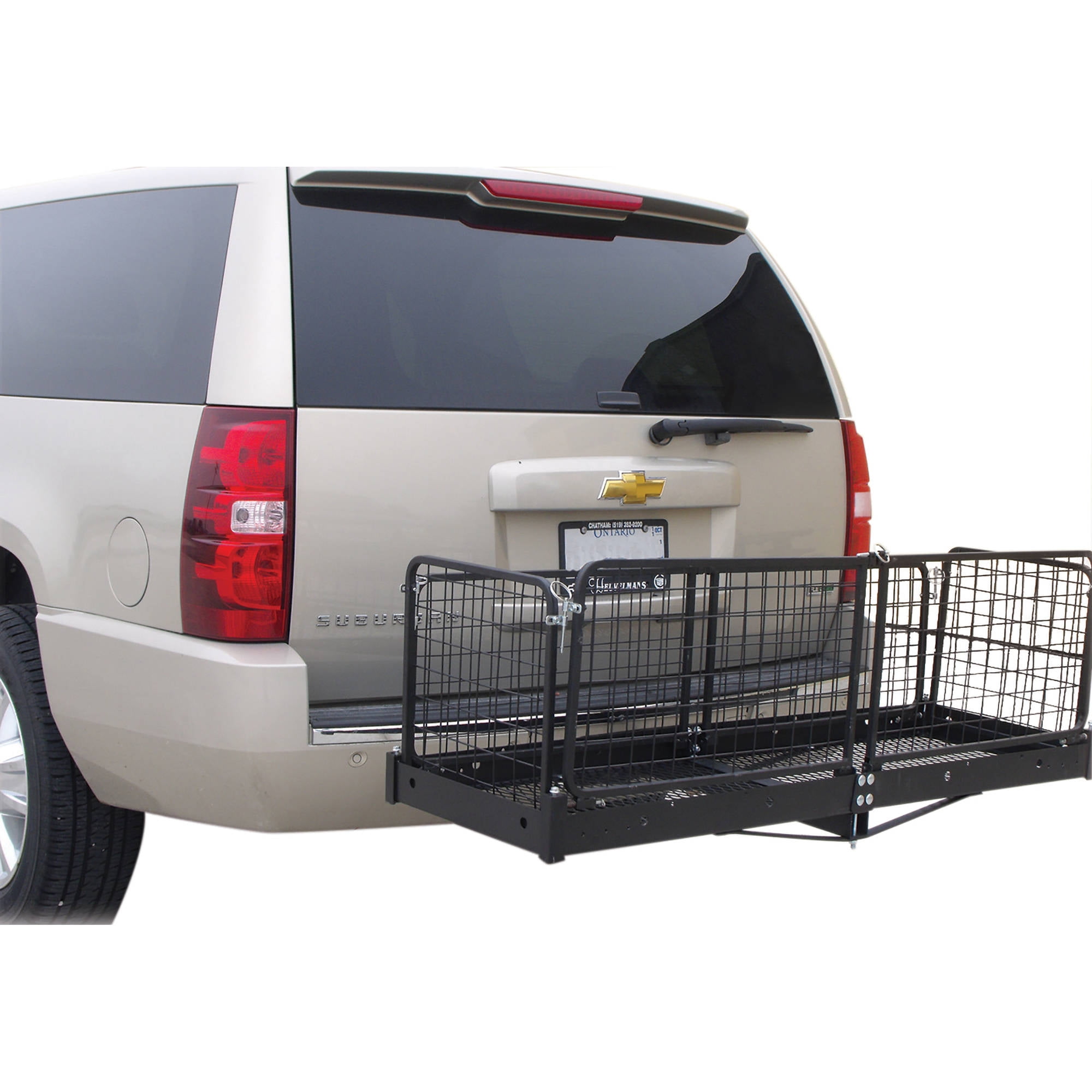 Erickson 07496 Folding Cargo Carrier with Sides, 500 lb Rated