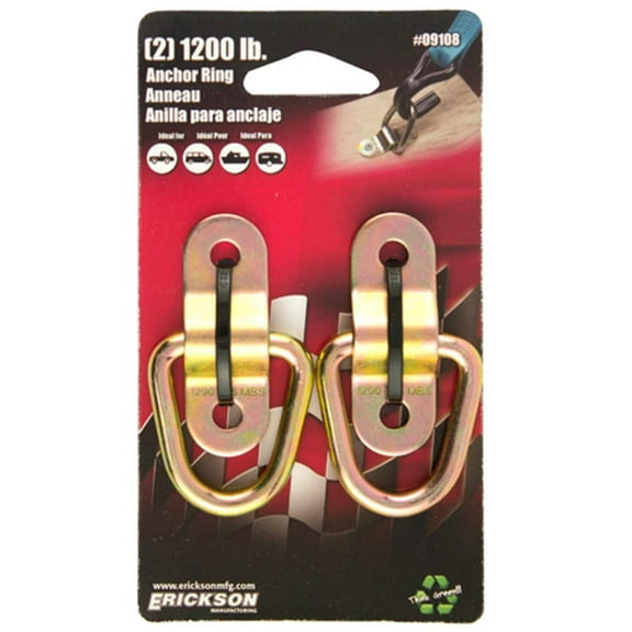 Erickson Surface 1200 Lb. Anchor Ring (2-Pack) 09108