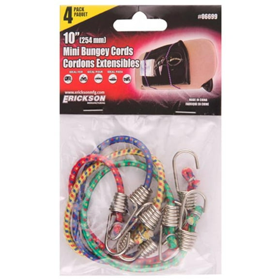 Erickson  10 in. Bungey Cord - Pack of 4