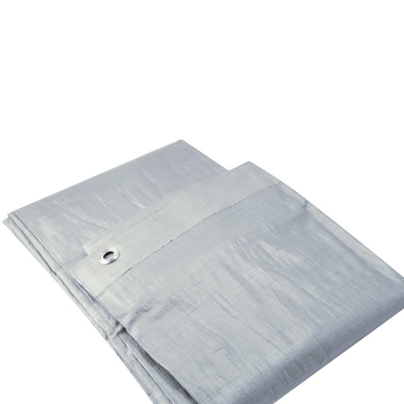 Erickson 12'x24' Silver Heavy Grade Poly Tarp