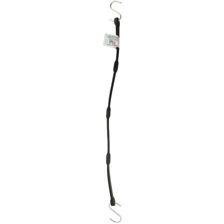 Erickson Adjustable Rubber Tarp Strap - 25 In. Length, 5/8 In. Diameter, Black