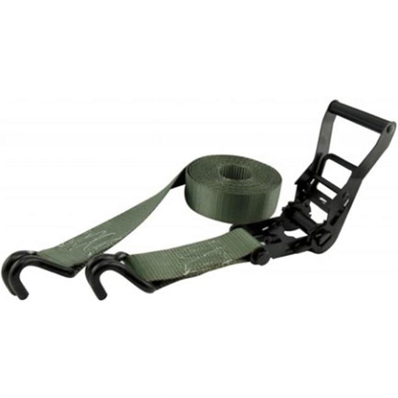 Erickson 78656 2 in. x 25 ft. Ratchet Strap, Hunter Green