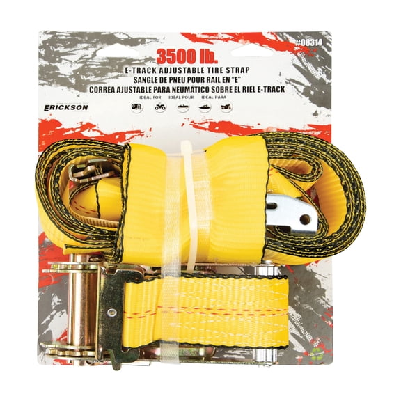 Erickson Mfg. LTD. Erickson E-Track Tire Strap - Pack of 6