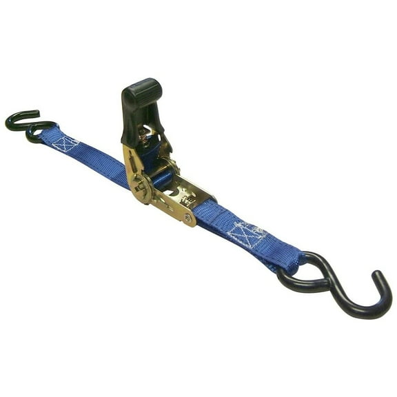 Erickson Mfg Import Ratchet Strap Professional Series - S-Hooks, 1200 lb Breaking Strength