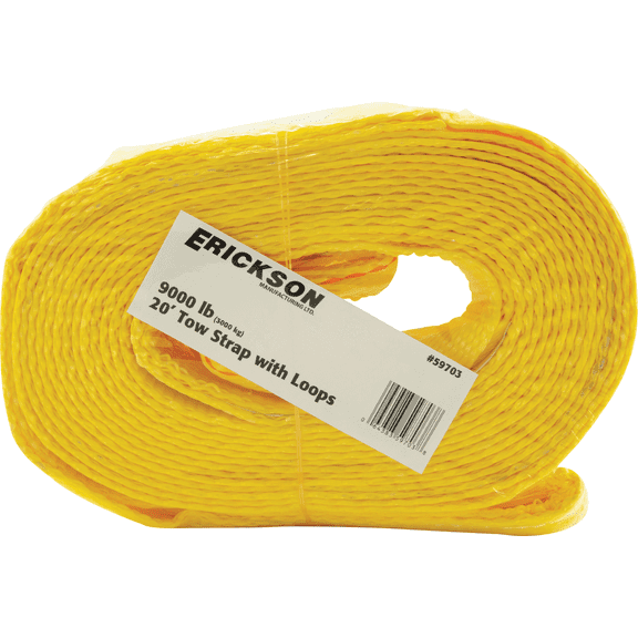 Erickson Tow Strap with Loops - Pack of 2 Residential Use, Standard Application