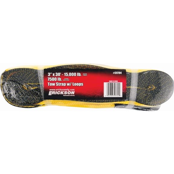 Erickson Tow Strap with Loops - Pack of 4 Residential Use, Standard Application