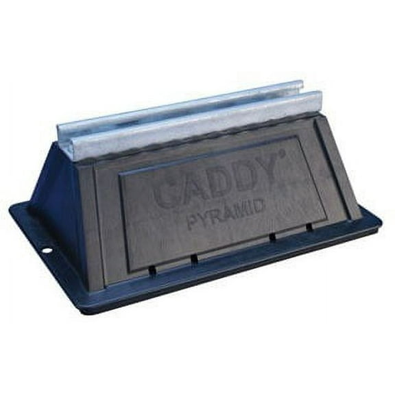 Erico Caddy PSF10C Rooftop Support with Channel, 8" x 4.8", Rubber/Steel