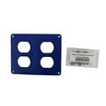 thumbnail image 1 of Ericson 8201 Cover Plate 2-GFCI Duplex Receptacle Impact Resistant Nylon, 1 of 2