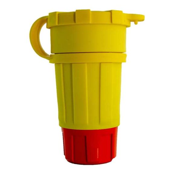 Ericson LckCon,20 A;Yellow,Elstmr,L15-20R 2422-CW6P-AM