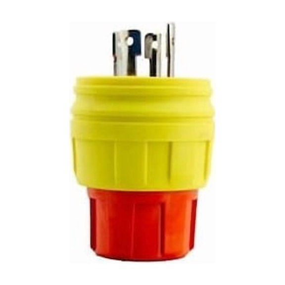 Ericson WT LckPlg,;30 A;Yellow,Elastmr,4Blds 2522-PW6P-AM