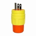 thumbnail image 1 of Ericson Watertight Strt Plg,Yllw,15 A,Stnd,5-15P 1510-PW6P-AM, 1 of 1
