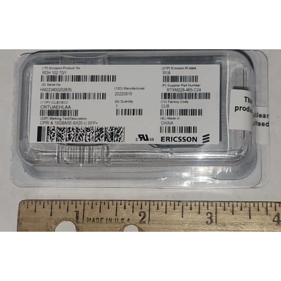 Ericsson Rdh 102 70/1 Sfp+ Optical Transceiver Module New Sealed Many Available