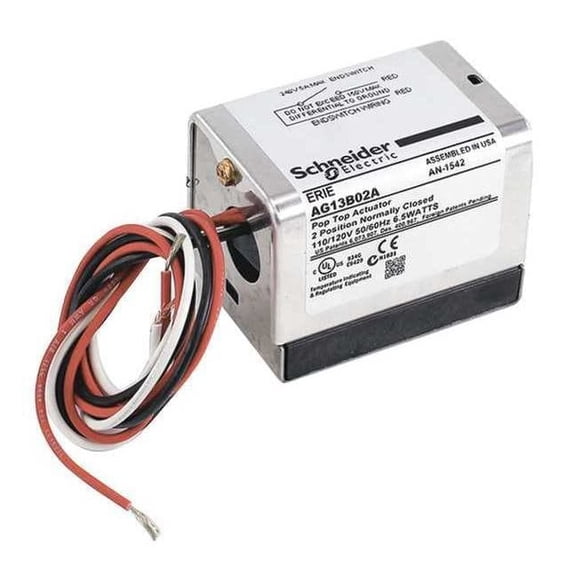 Erie Actuator,120V,Norm Closed,Switch AG13B02A